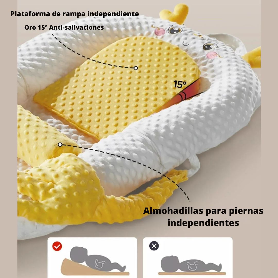 Cuna Almohada Que Evita Caídas y Llantos