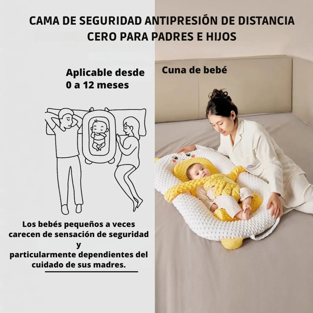 Cuna Almohada Que Evita Caídas y Llantos