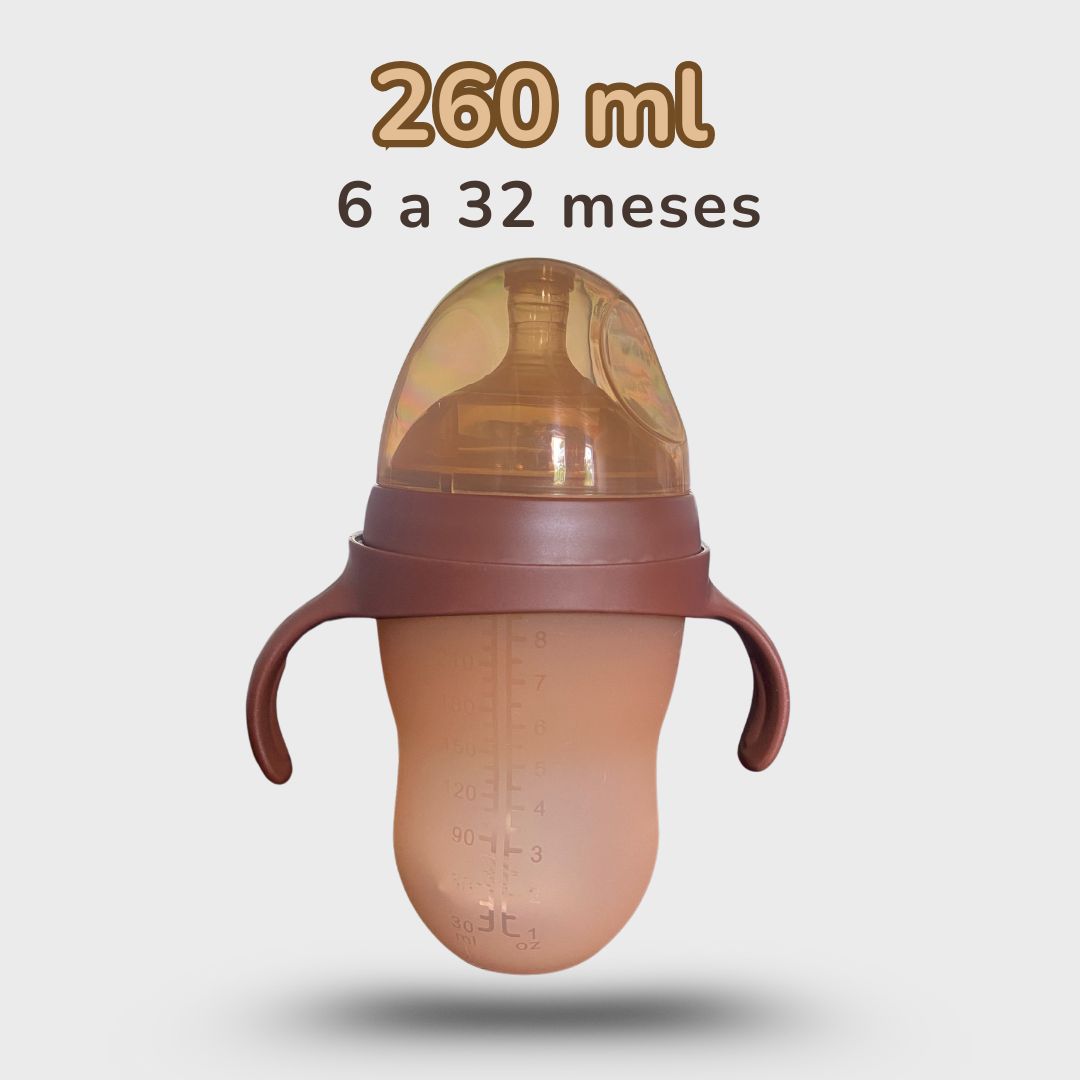 BIBERÓN DE SILICONA 100% • LIBRE DE BPA